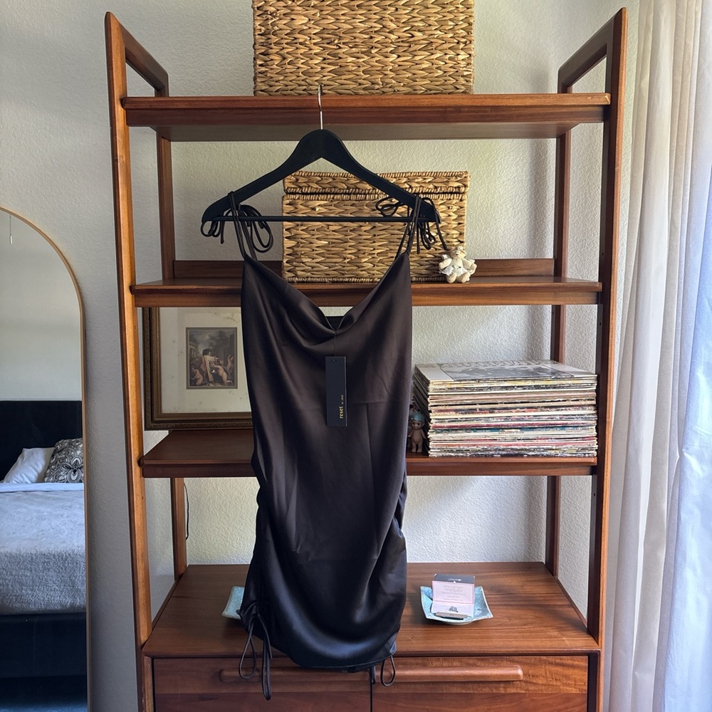 Reformation Black Mini Dress